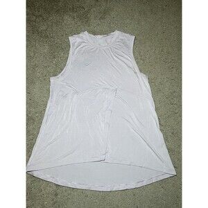 Lululemon Tank Size 8 Lavender Purple Slit Front Classic Lightweight Preppy